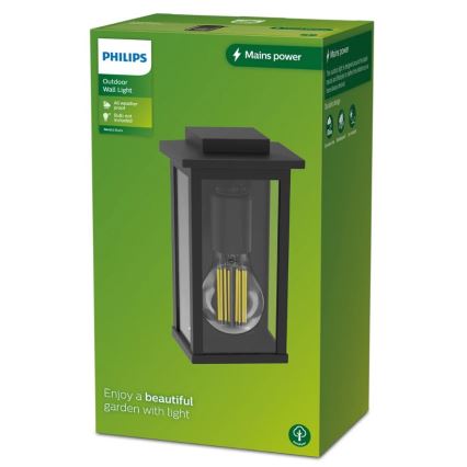 Philips - Venkovní nástěnné svítidlo MIRTH 1xE27/25W/230V IP44