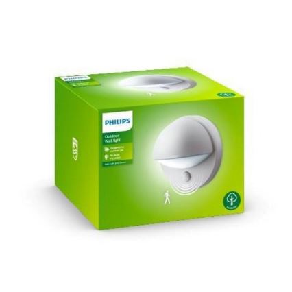 Philips - Venkovní nástěnné svítidlo se senzorem 1xE27/12W/230V IP44