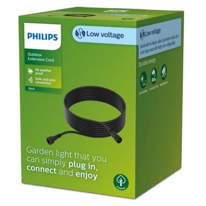 Philips - Venkovní prodlužovací kabel 10m IP67