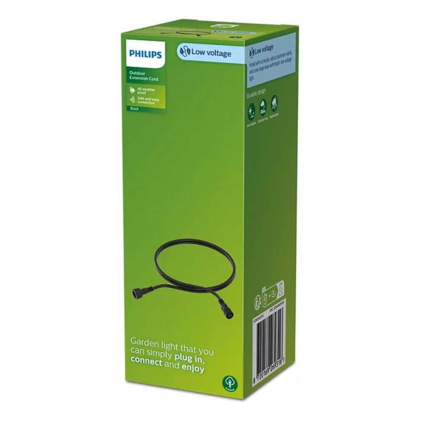 Philips - Venkovní prodlužovací kabel 2m IP67
