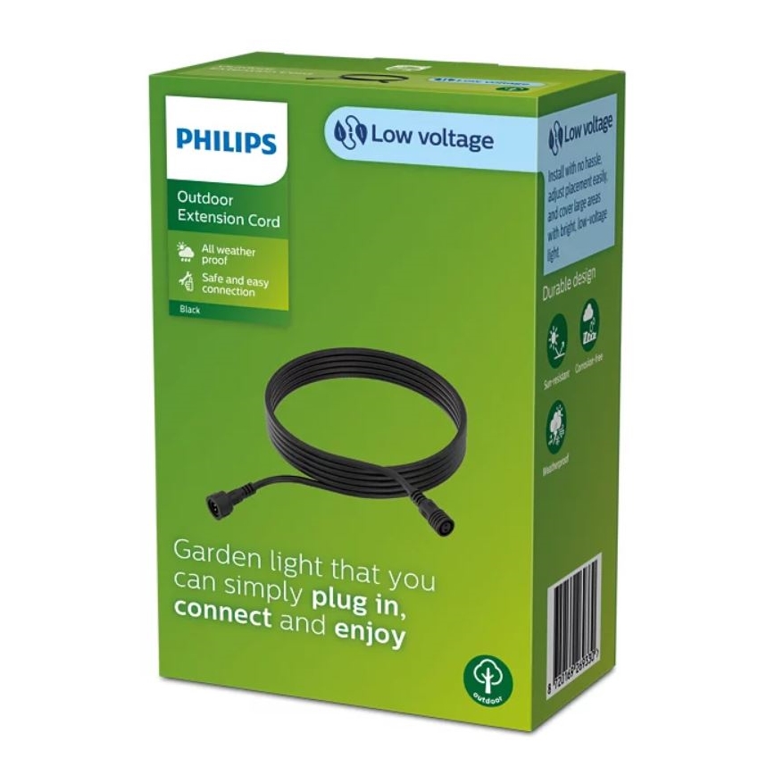 Philips - Venkovní prodlužovací kabel 5m IP67