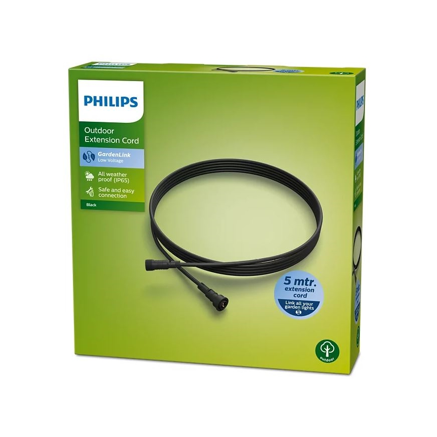 Philips - Venkovní prodlužovací kabel 5m IP65