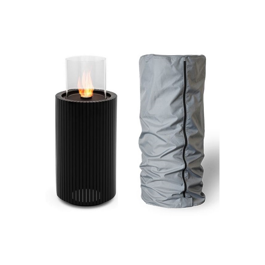 Planika - BIO krb 87x37,6 cm 2,5kW černá + ochranný kryt