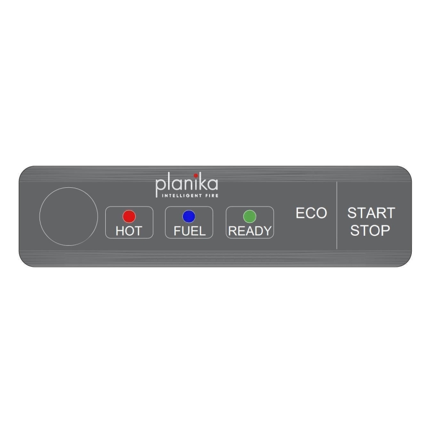 Planika - BIO krb na dálkové ovládání 20,8x38,5 cm 2,5kW/230V černá