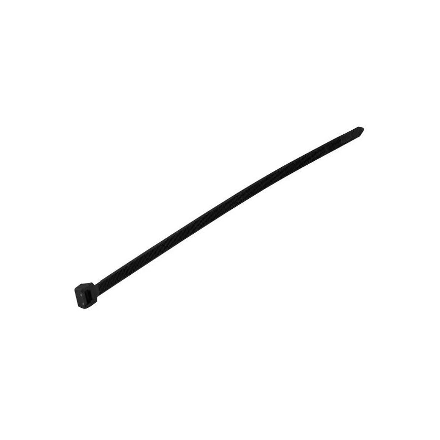 Plastové stahovací pásky 3,5x200mm 100ks černá