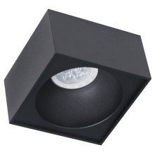 Podhledové bodové svítidlo BALI 1xGU10/25W/230V hranatý černá