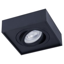 Podhledové bodové svítidlo NUSA 1xGU5,3-MR16/50W/12V hranatý černá