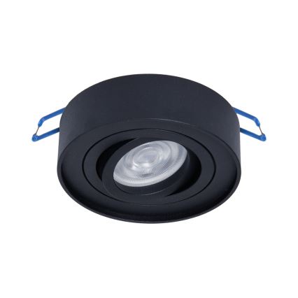 Podhledové bodové svítidlo NUSA 1xGU5,3/MR16/50W/12V kulatý černá