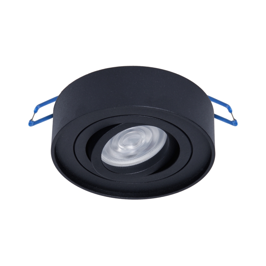 Podhledové bodové svítidlo NUSA 1xGU5,3/MR16/50W/12V kulatý černá