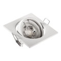 Podhledové svítidlo 1xGU10/MR16/10W/230V 9x9 cm bílá