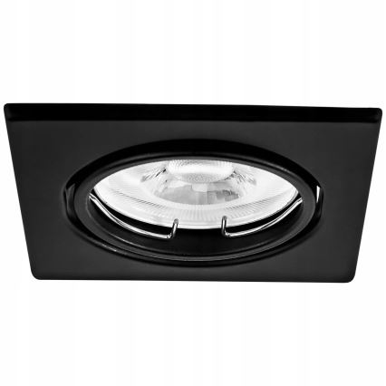 Podhledové svítidlo 1xGU10/MR16/10W/230V 9x9 cm černá