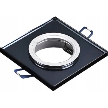 Podhledové svítidlo 1xGU10/MR16/10W/230V 9x9 cm černá
