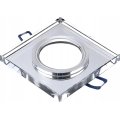 Podhledové svítidlo 1xGU10/MR16/10W/230V 9x9 cm lesklý chrom