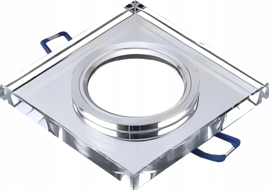 Podhledové svítidlo 1xGU10/MR16/10W/230V 9x9 cm lesklý chrom