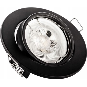 Podhledové svítidlo 1xGU10/MR16/10W/230V pr. 9 cm černá
