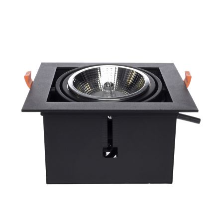 Podhledové svítidlo PLAZA AR111 1xGU10/12W/230V černá