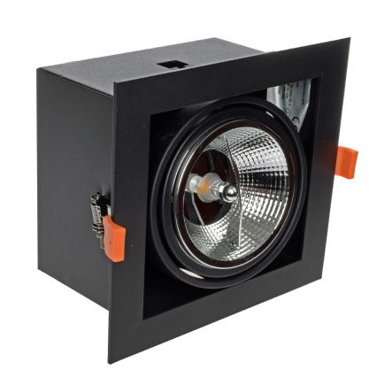 Podhledové svítidlo PLAZA AR111 1xGU10/12W/230V černá