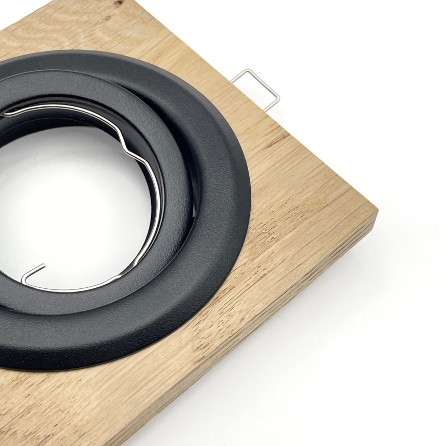 Podhledové svítidlo TOBBY 1xG9/20W/230V 11,5x11,5 cm dub/černá