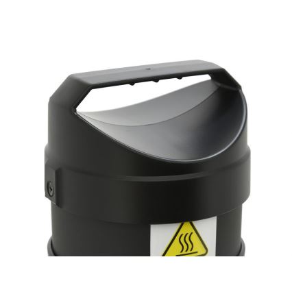 Podlahový infrazářič 1000W/230V IP44 černá