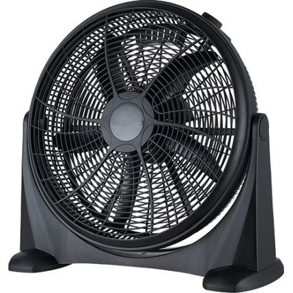 Podlahový ventilátor 100W/230V pr. 50 cm černá