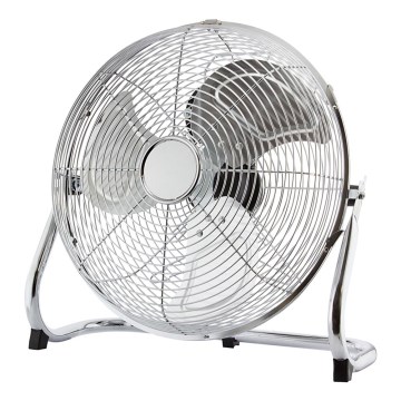 Podlahový ventilátor 140W/230V pr. 45 cm lesklý chrom
