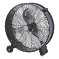 Podlahový ventilátor 180W/230V pr. 60 cm černá