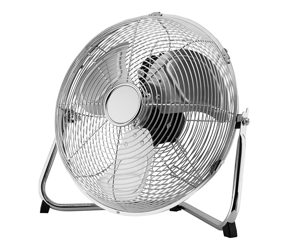 FK Technics Podlahový ventilátor 35 cm, 3 rychlosti, chrom, 70W FK0149