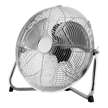 Podlahový ventilátor 35 cm, 3 rychlosti, lesklý chrom, 70W