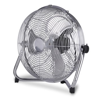 Podlahový ventilátor 50W/230V pr. 30 cm lesklý chrom