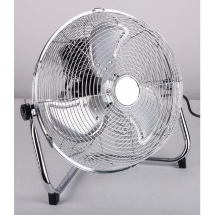 Podlahový ventilátor 50W/230V pr. 30 cm lesklý chrom