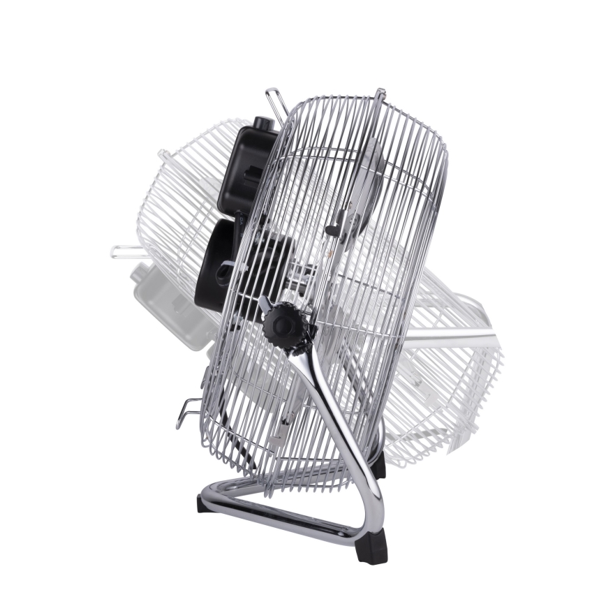 Podlahový ventilátor 50W/230V pr. 30 cm lesklý chrom