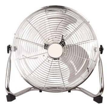 Podlahový ventilátor 90W/230V pr. 40 cm lesklý chrom