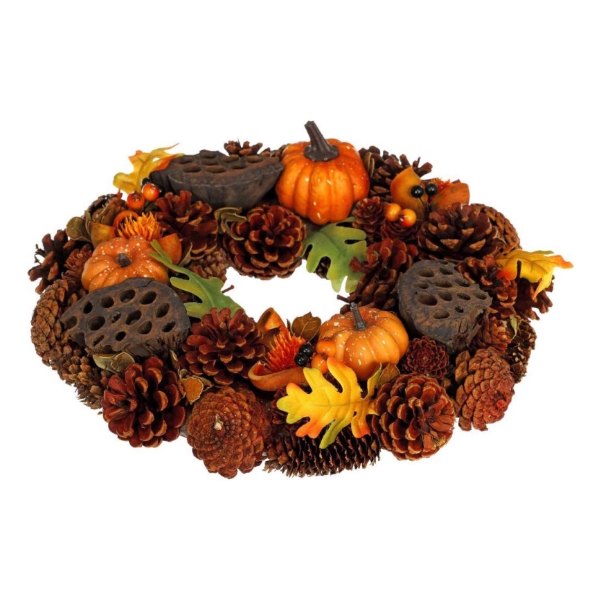 Podzimní věnec HALLOWEEN pr. 35 cm