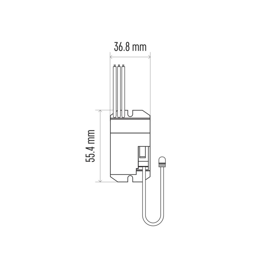 Pohybový infra senzor PIR B 800W/230V