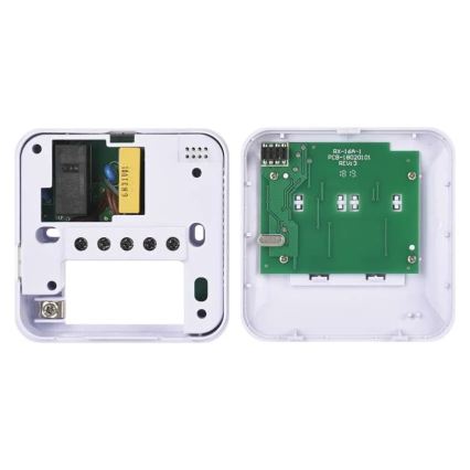 Pokojový manuální bezdrátový termostat 230V/16A 2xAA bílá
