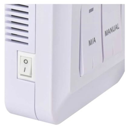 Pokojový manuální bezdrátový termostat 230V/16A 2xAA bílá