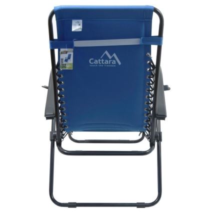 Polohovací kempingové křeslo modrá