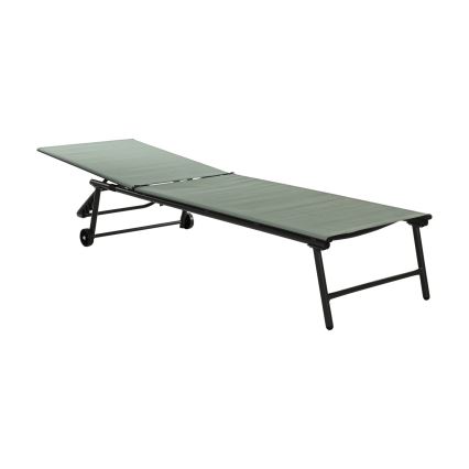 Polohovatelné lehátko TERA 57x185 cm zelená