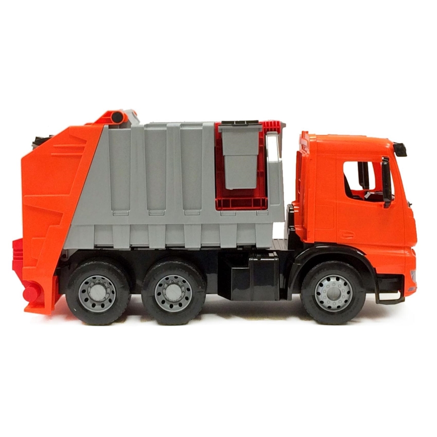 Popelářské auto Mercedes 72 cm červená