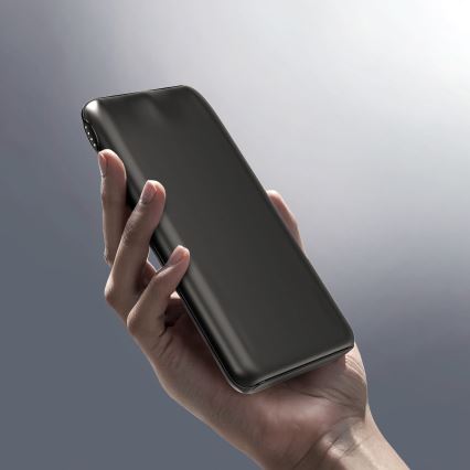 Power Bank 10000 mAh 10W Power Delivery 2xUSB-C + 1xUSB-A černá