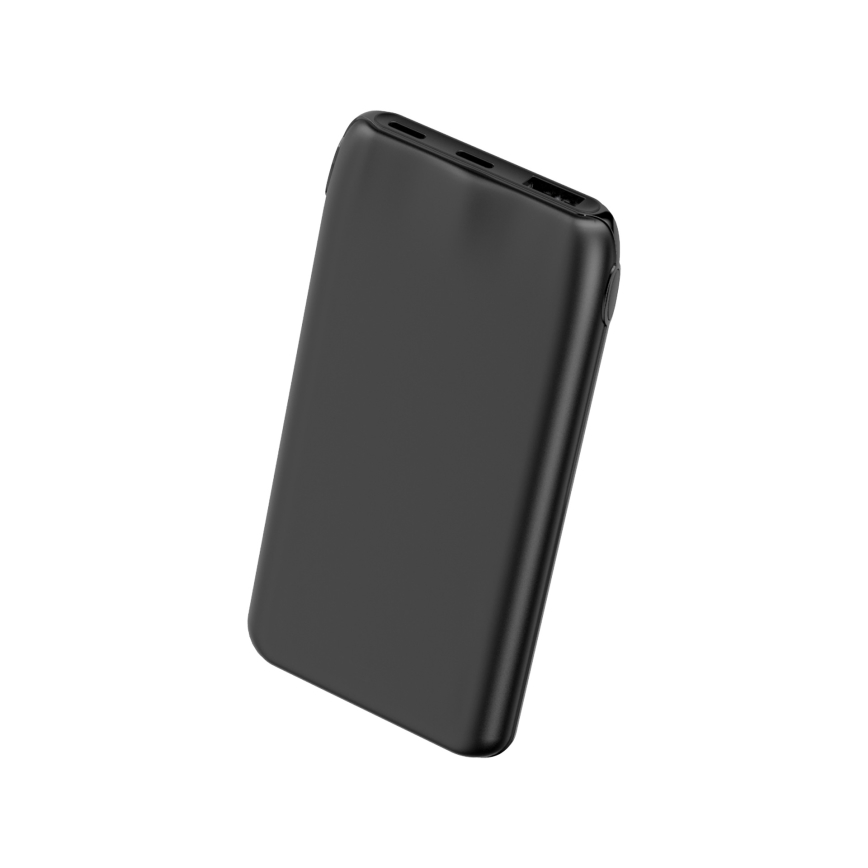 Power Bank 10000 mAh 10W Power Delivery 2xUSB-C + 1xUSB-A černá