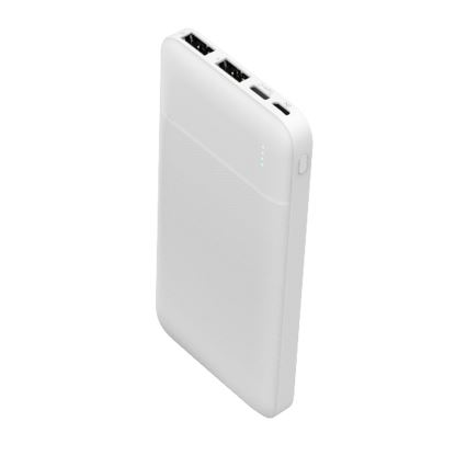 Power Bank 10000 mAh 3,7V bílá