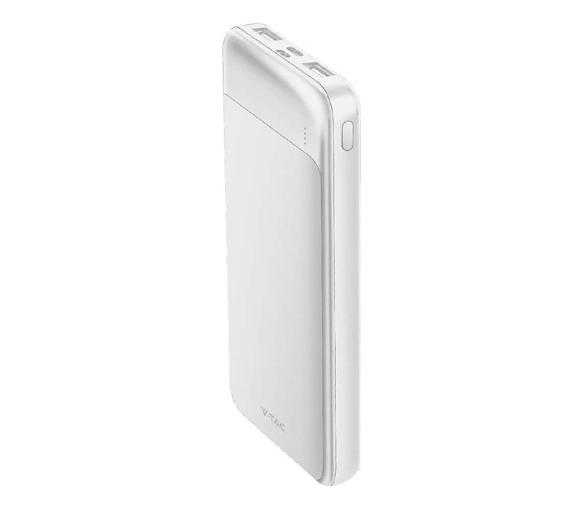 V-Tac Power Bank 10000mAh/5V bílá VT1220