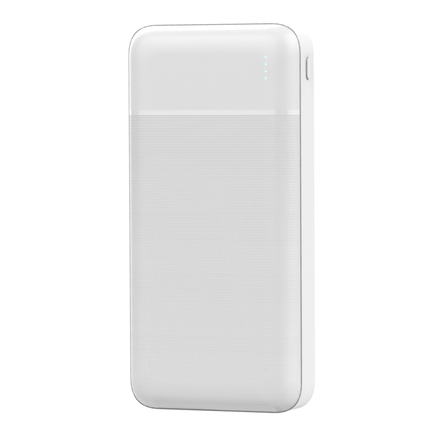 Power Bank 20000 mAh 3,7V bílá