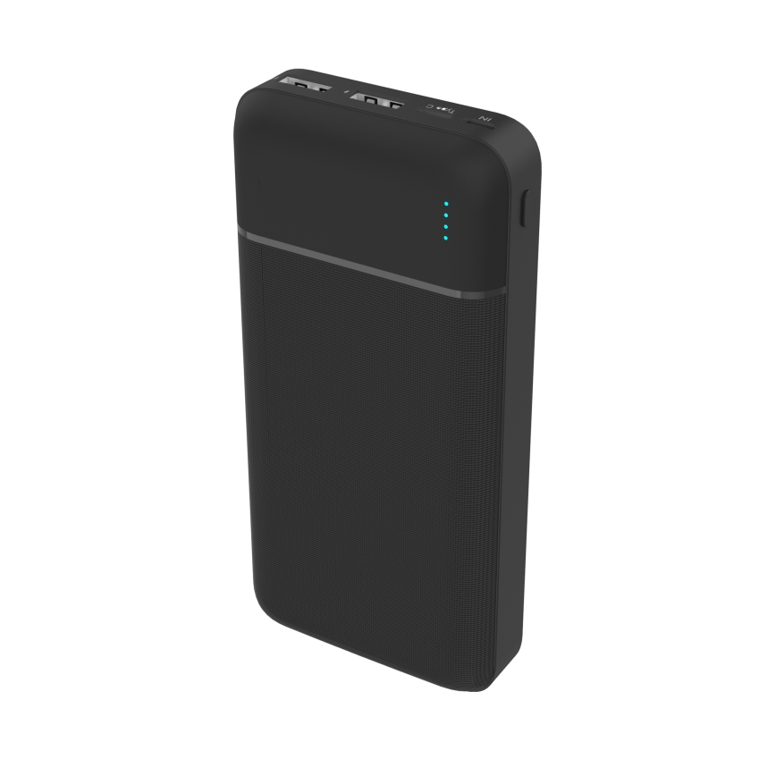 Power Bank 20000 mAh 3,7V černá