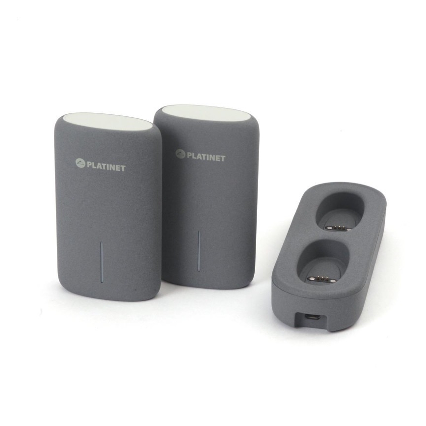 Power Bank 2x5000mAh/3,7V s dokovací stanicí