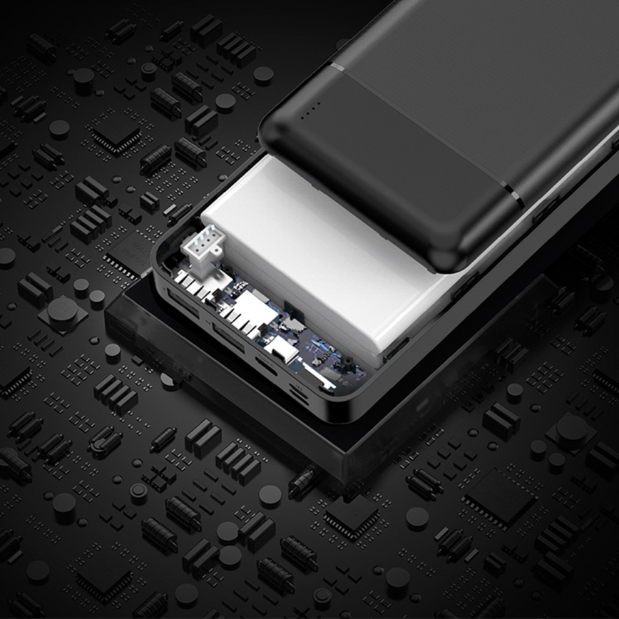Power Bank 30000 mAh 3,7V černá