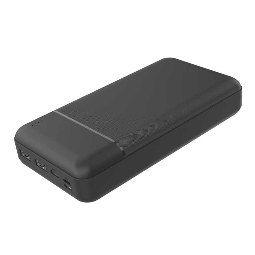 Power Bank 30000 mAh 3,7V černá