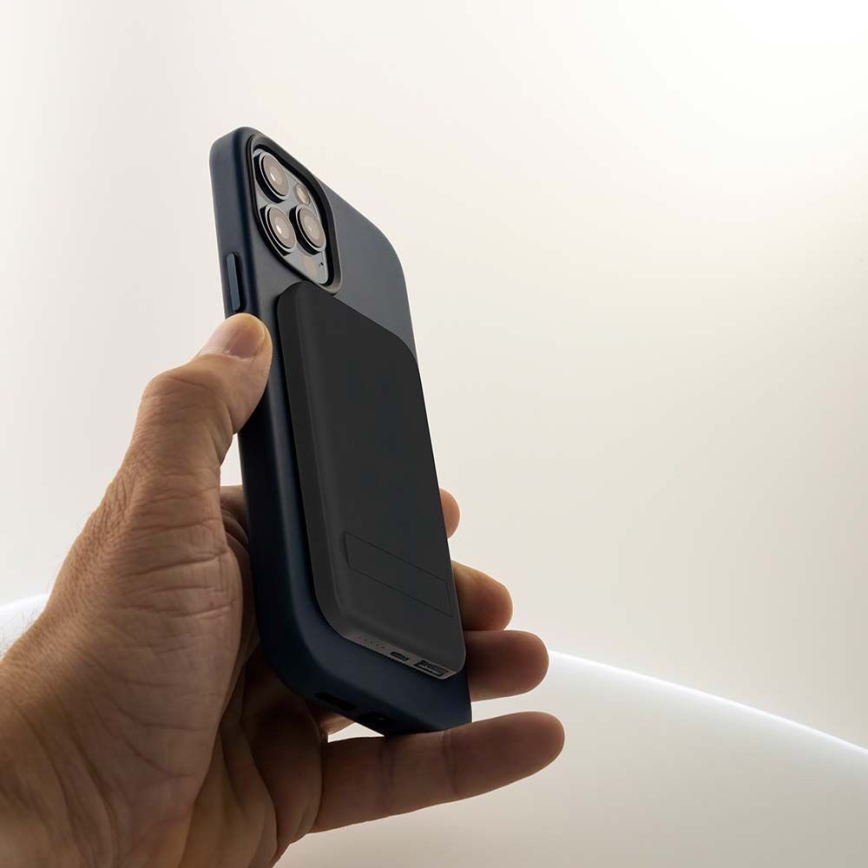 Power Bank magnetická s bezdrátovým nabíjením Power Delivery 10 000mAh/20W/3,7V černá