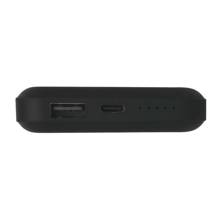Power Bank magnetická s bezdrátovým nabíjením Power Delivery 10 000mAh/20W/3,7V černá